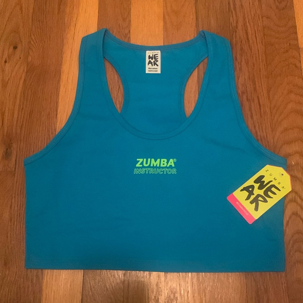 Zumba Wear - Creative Unite Instructor Crop Racerback - Size Marvelous (M) - New